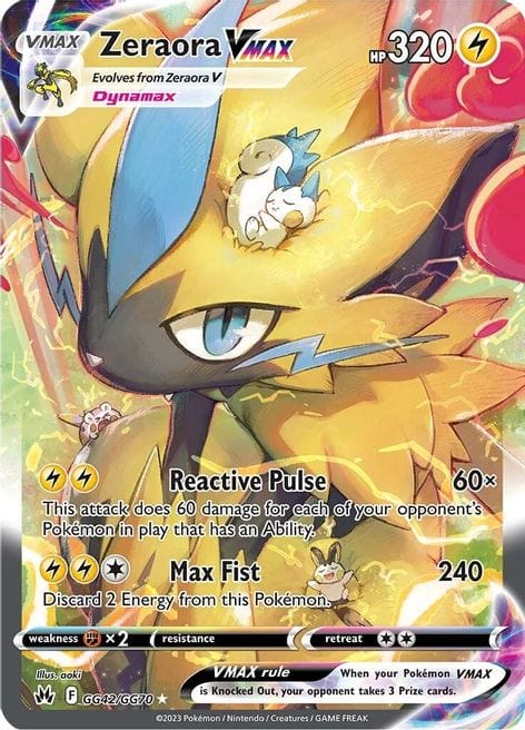 Pokémon Zeraora VMAX (CRZ GG42) 93603807